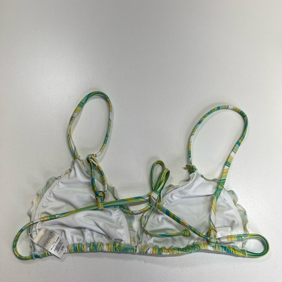 L*Space Maggie Frenchi Bikini Top Size Large NEW in Over The Rainbow Green - Picture 4 of 10